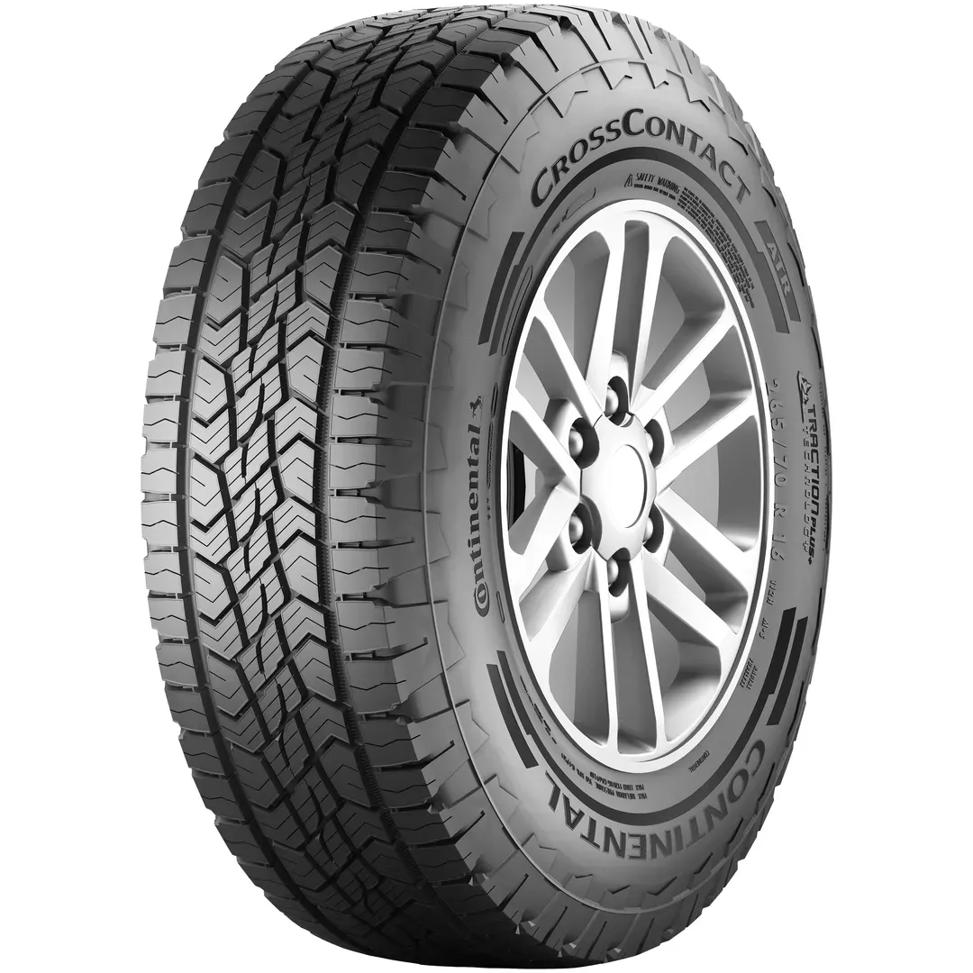 Pneu Continental CrossContact ATR, com desenho robusto para caminhonetes